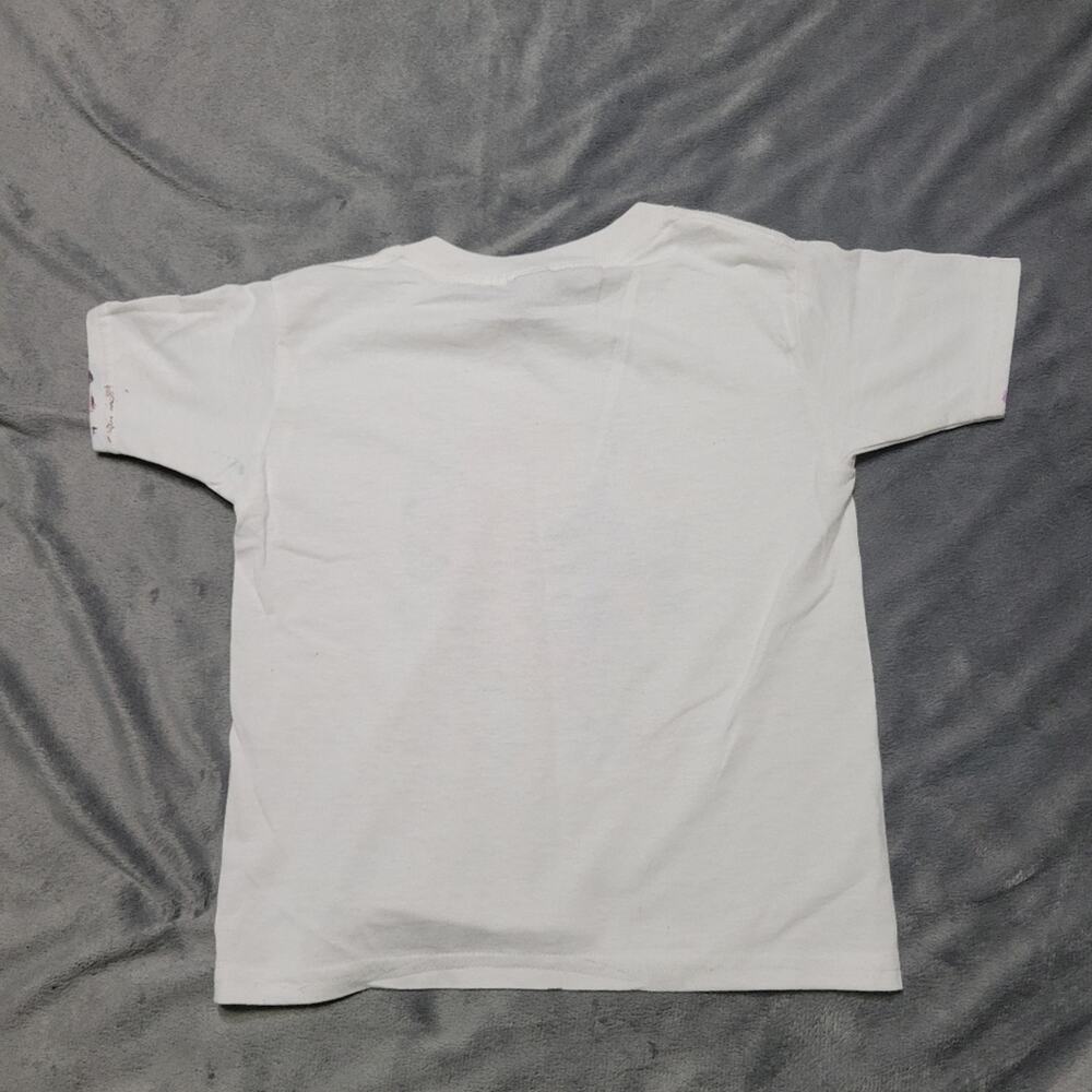 Its My Birthday Shirt Girls 2t Stitch Tee Shirt White Pink Paint Comfort Stretch - Picture 5 of 12